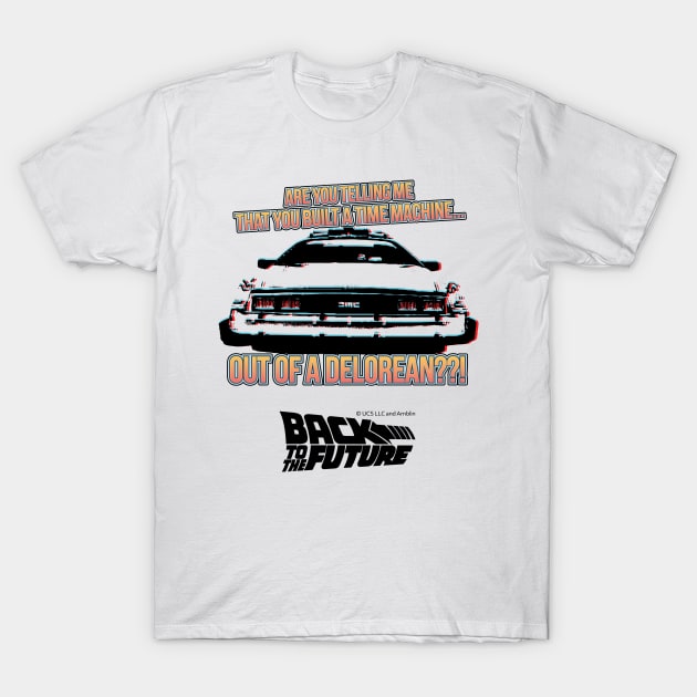 Delorean Back to the Future! T-Shirt by IndiesignTees